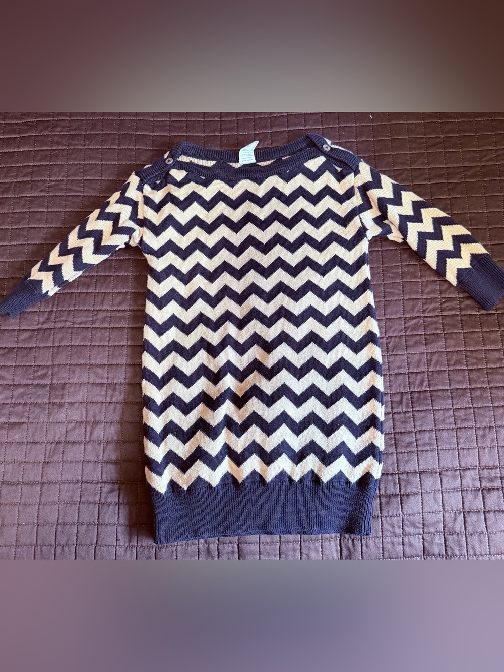 Kate Quinn | boat neck sweater dress | 18-24m